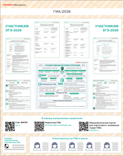 Плакат ГИА 2026г